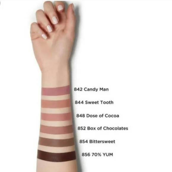 L'Oreal Les Chocolats Pro Matte Lip Gloss Shade 848 Color Dose Of Cocoa - Picture 4 of 6